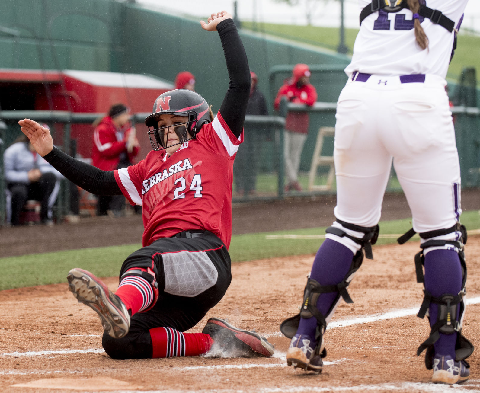 Northwestern vs. Nebraska softball, 4/29